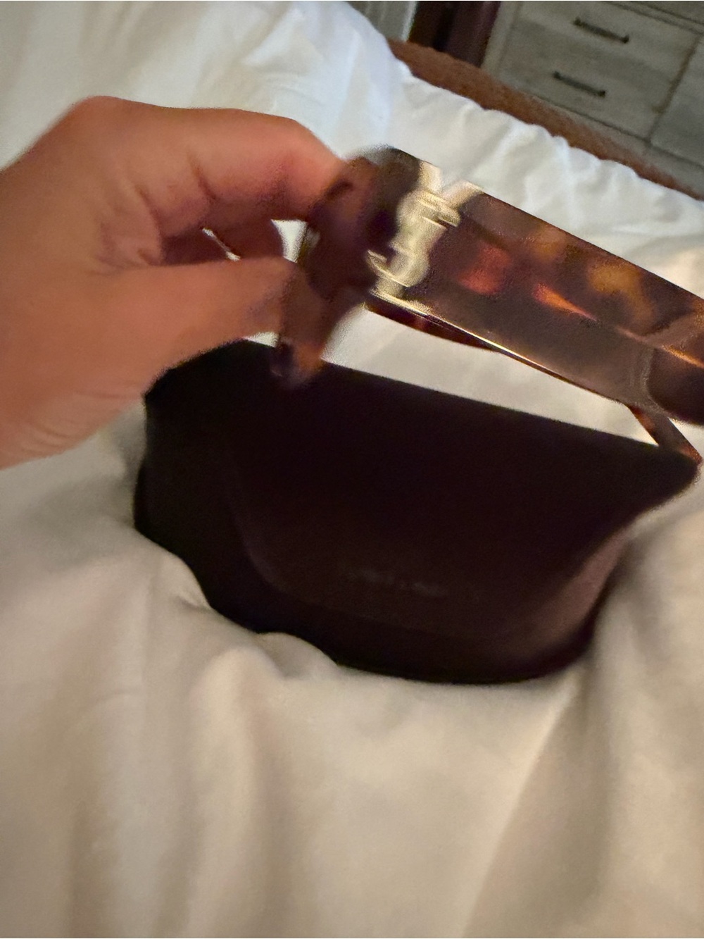 New Saint Laurent Tortoiseshell Cat Eye Sunglasses - Brown - Picture 9 of 9